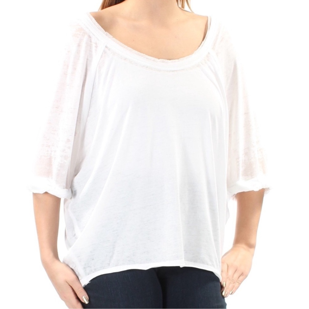 We The Free White Blouse